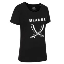 Ladies Blades Sword Tee B/W -Cheap Matchday Wardrobe Store 3237