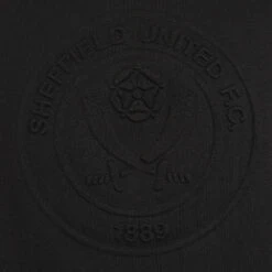 Embossed Crest Sweat Black