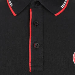 Rubber Full Crest Polo Black -Cheap Matchday Wardrobe Store 4227