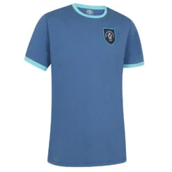 Retro Crest Tee Navy -Cheap Matchday Wardrobe Store 4694