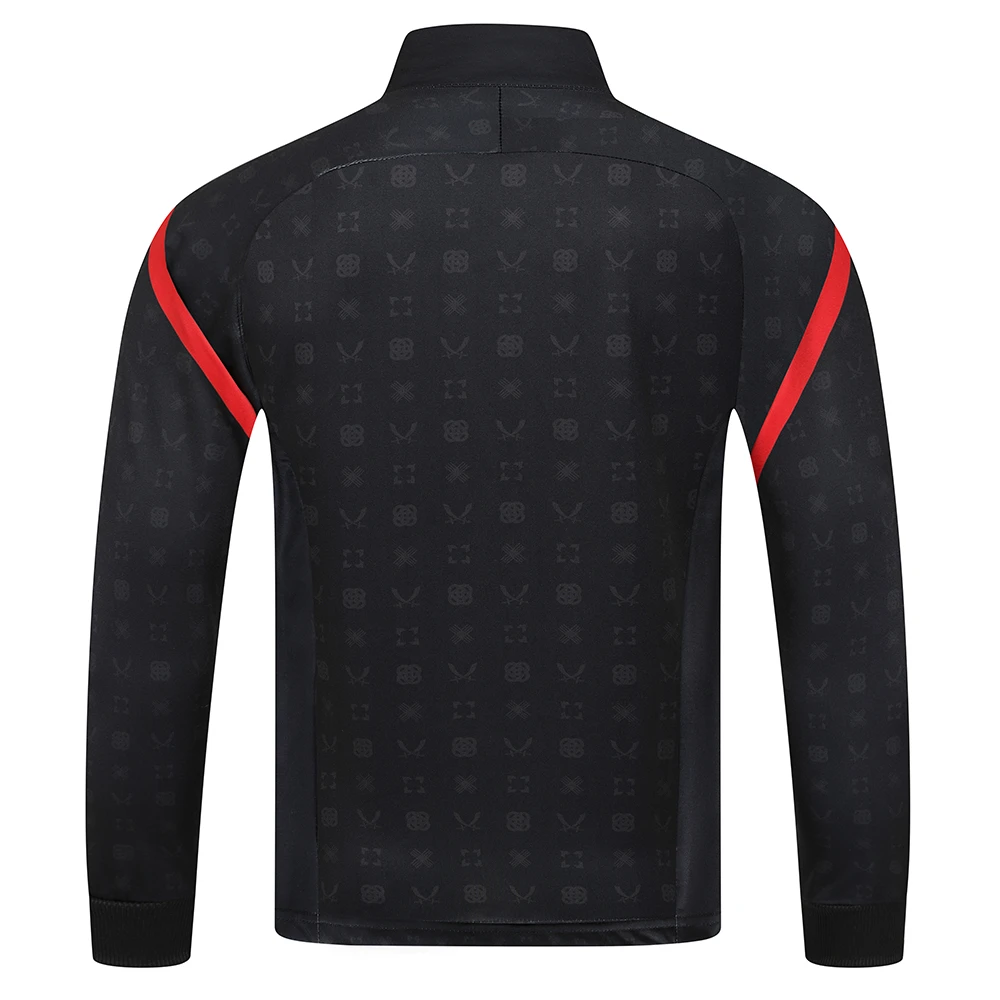 Adult Warm Up 1/4 Zip 22 B/R 6 Adult Warm Up 1/4 Zip 22 B/R - Image 4